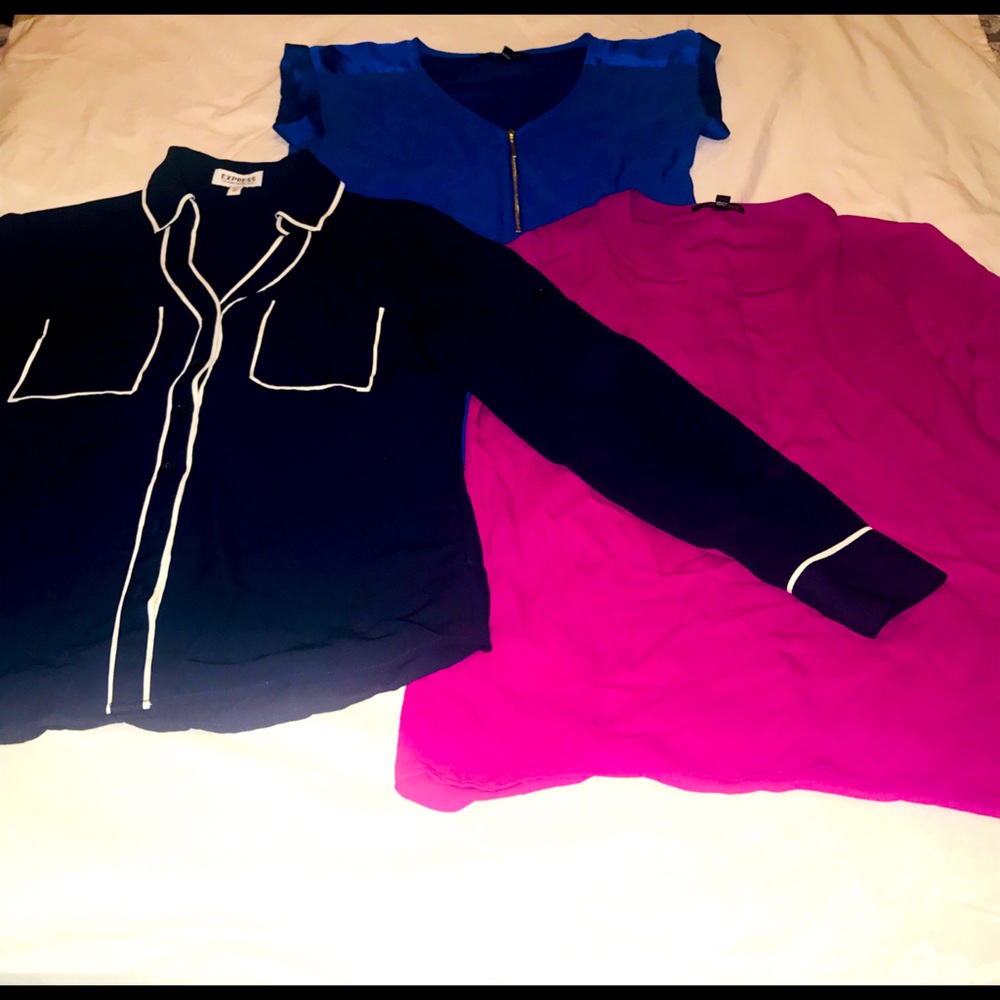 Express Women’s blouses/tops lot of 3